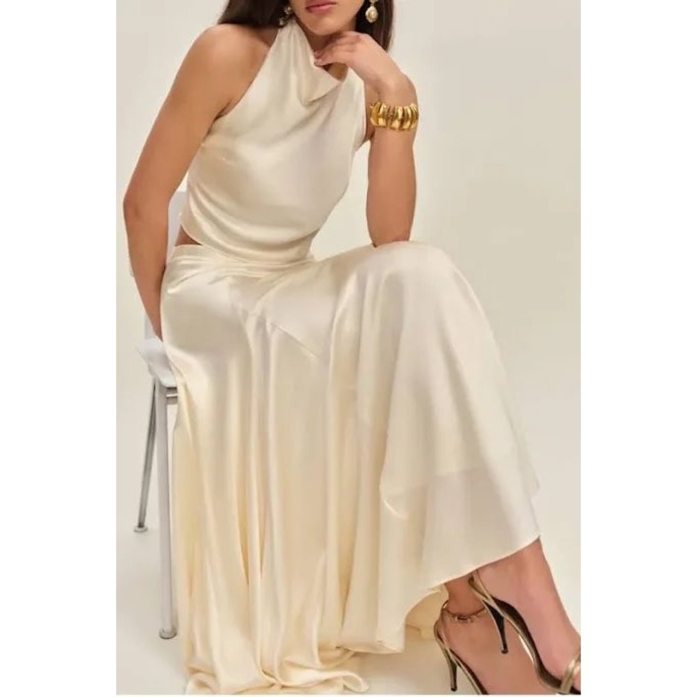 Reformation Sera Silk Two Piece Set Brand New - Picture 4 of 9
